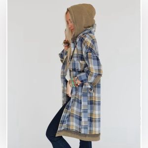 Flannel Layers hooded jacket